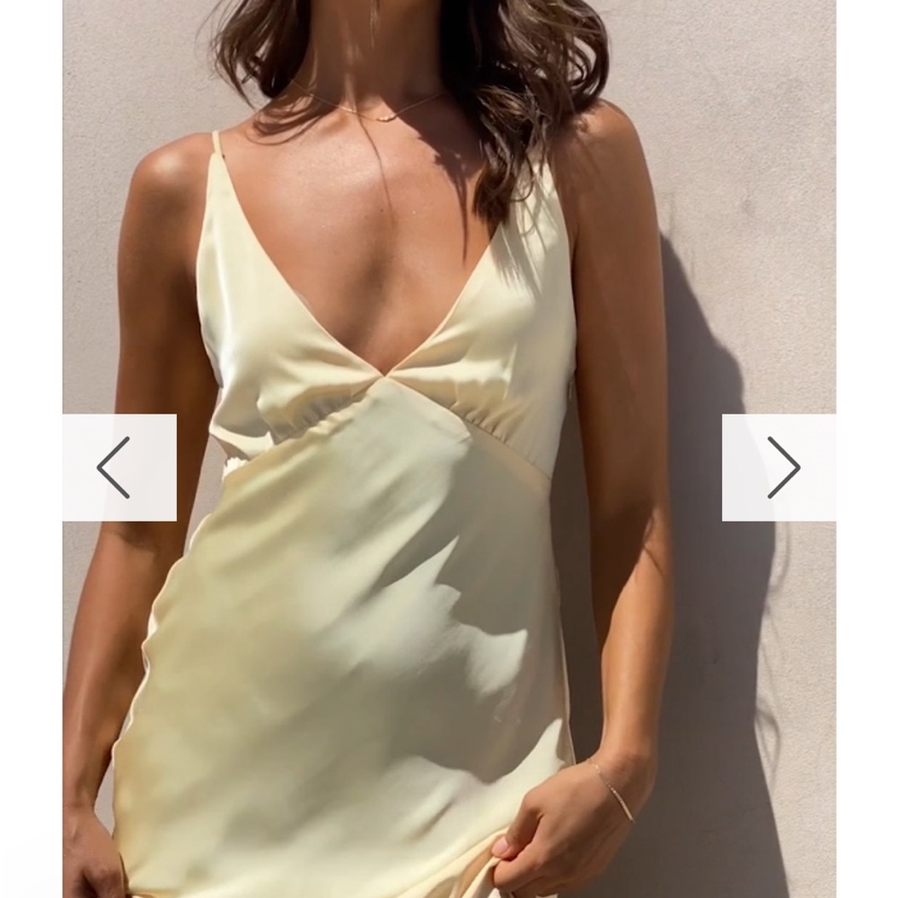 Billy J - Ziah Yellow Maxi Dress (size 6) - Picture 2 of 3